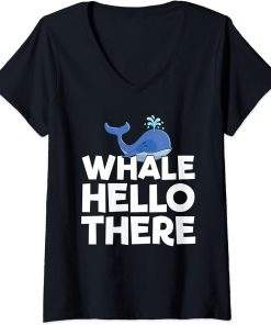 Womens Funny Orca Lover Graphic for Women Men Kids Orca Lover V-Neck T-Shirt