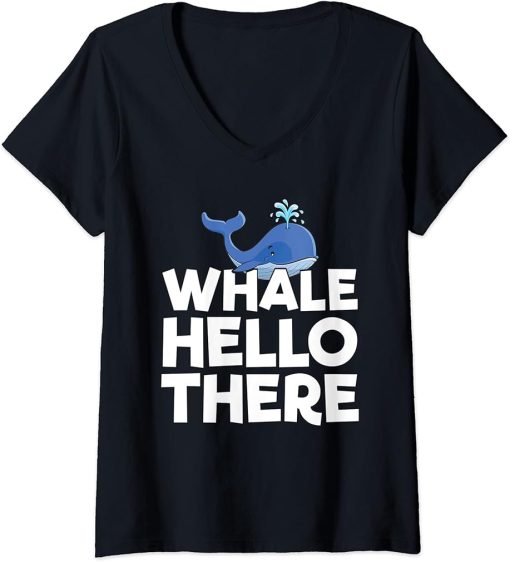 Womens Funny Orca Lover Graphic for Women Men Kids Orca Lover V-Neck T-Shirt