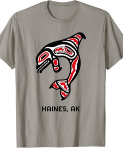 Haines, Alaska Native American Indian Orca Killer Whales T-Shirt