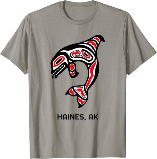 Haines, Alaska Native American Indian Orca Killer Whales T-Shirt